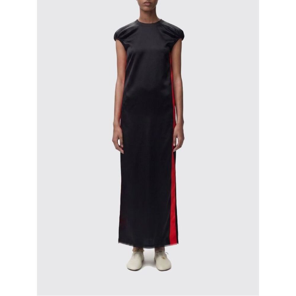 Loewe Women Midi Silk Tunic Loewe With Satin Side Bands